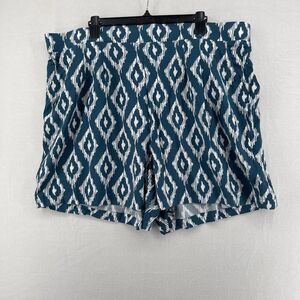 Torrid Women’s Shorts Size 3 Pull On Challis  Shorts Green NWT